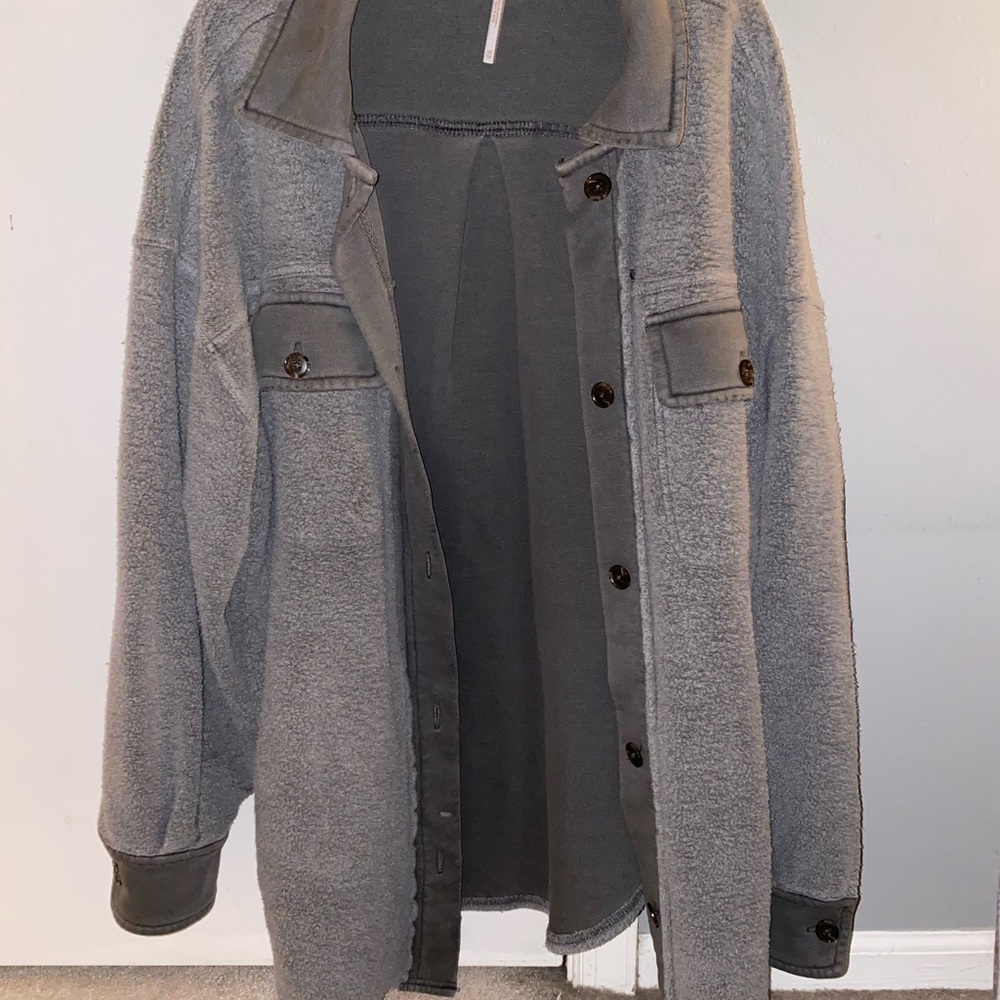 Free People Ruby Jacket - Eucalyptus Oak